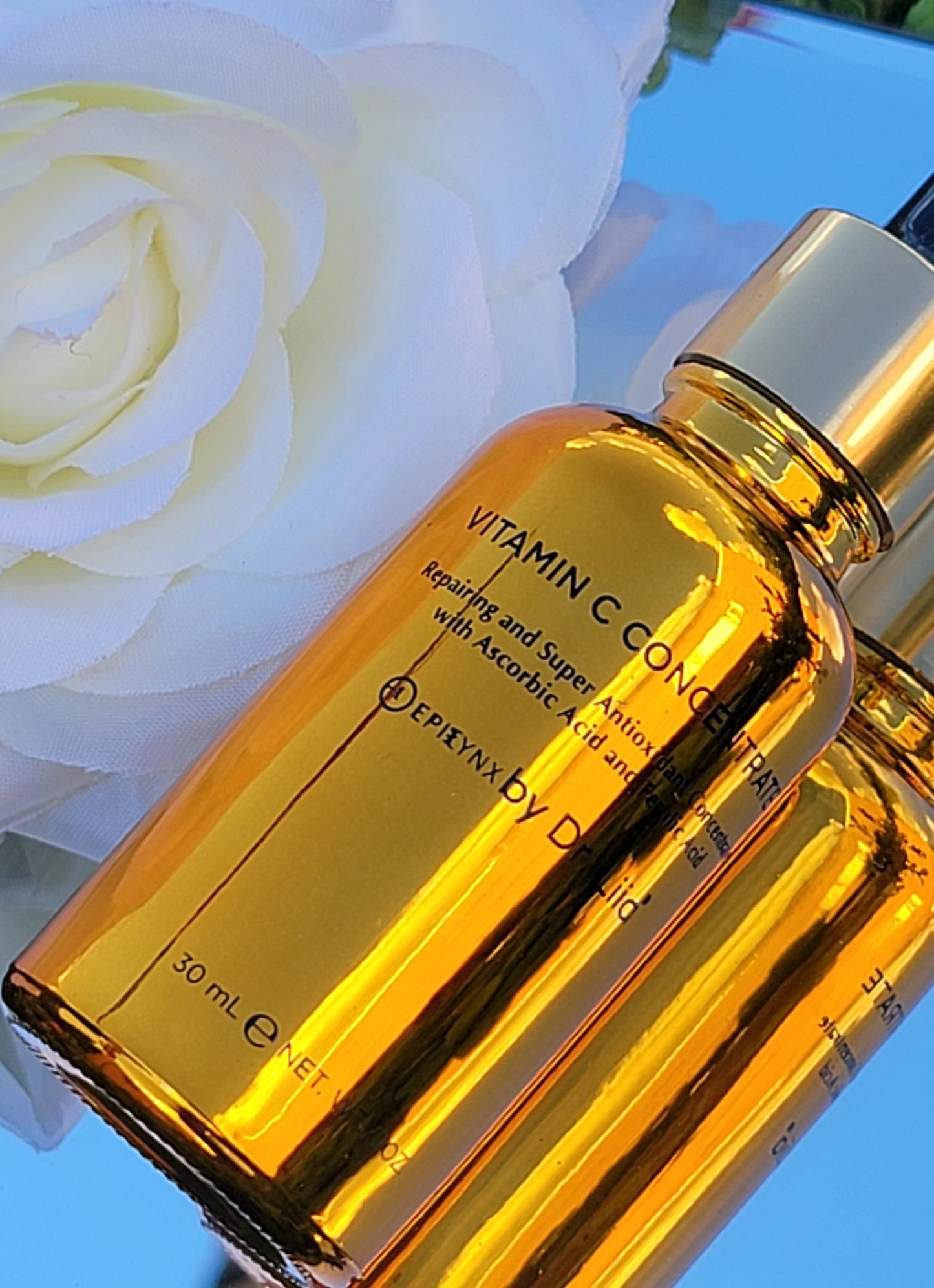 Brightening Vitamin C Glow Serum for Sensitive & Dry Skin – Vegan, Gluten-Free, Anti-Aging, Fragrance-Free