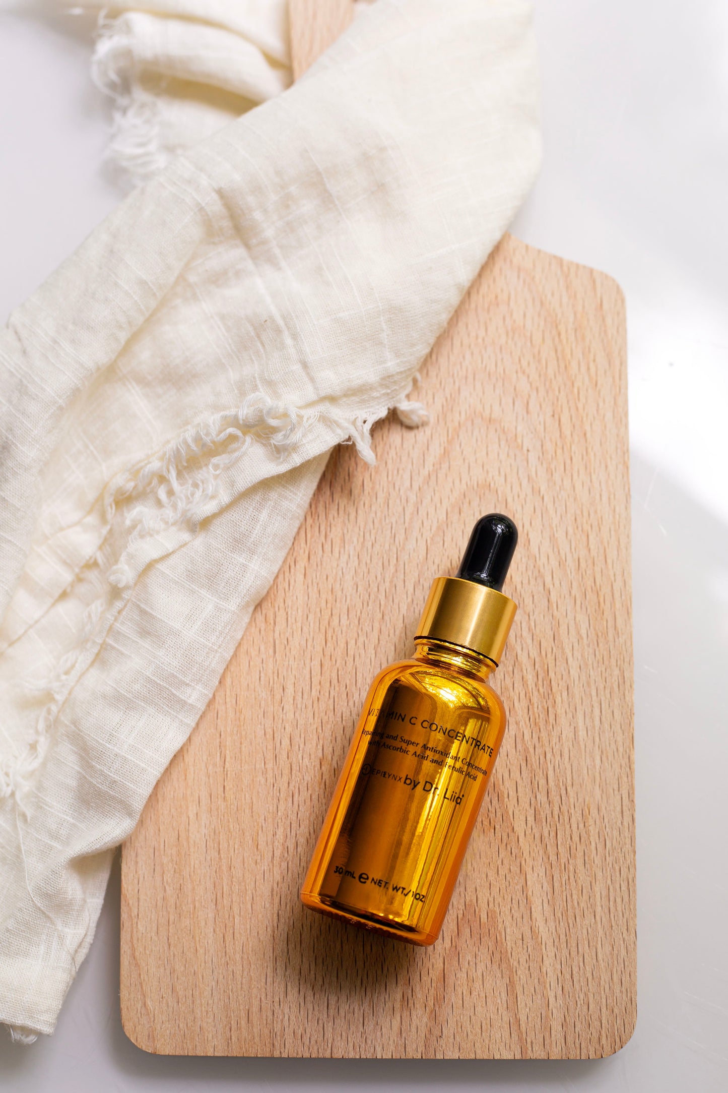 Brightening Vitamin C Glow Serum for Sensitive & Dry Skin – Vegan, Gluten-Free, Anti-Aging, Fragrance-Free