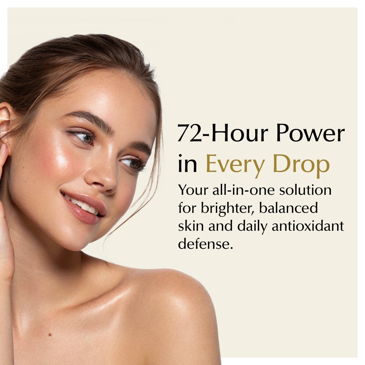 Brightening Vitamin C Glow Serum for Sensitive & Dry Skin – Vegan, Gluten-Free, Anti-Aging, Fragrance-Free