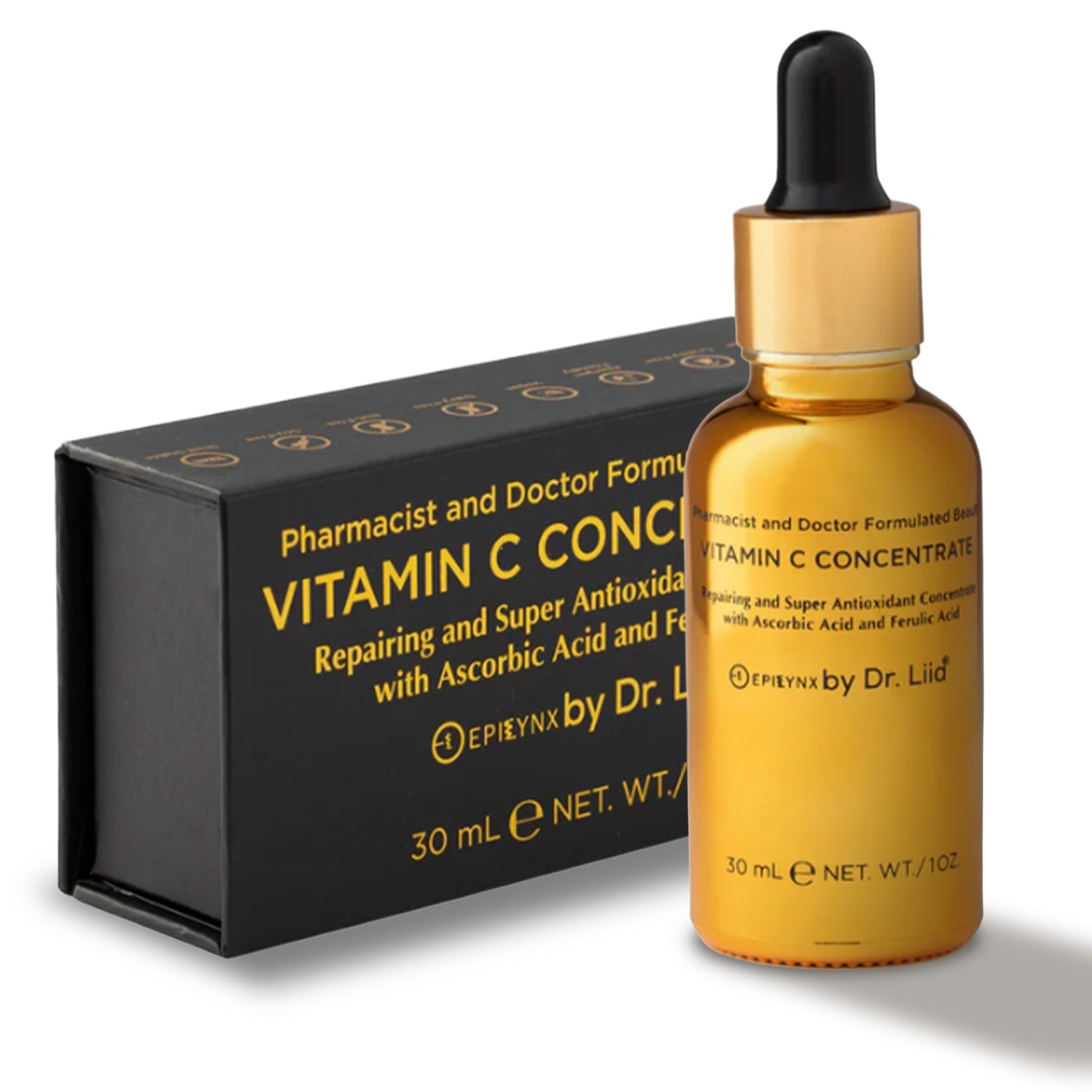 Brightening Vitamin C Glow Serum for Sensitive & Dry Skin – Vegan, Gluten-Free, Anti-Aging, Fragrance-Free